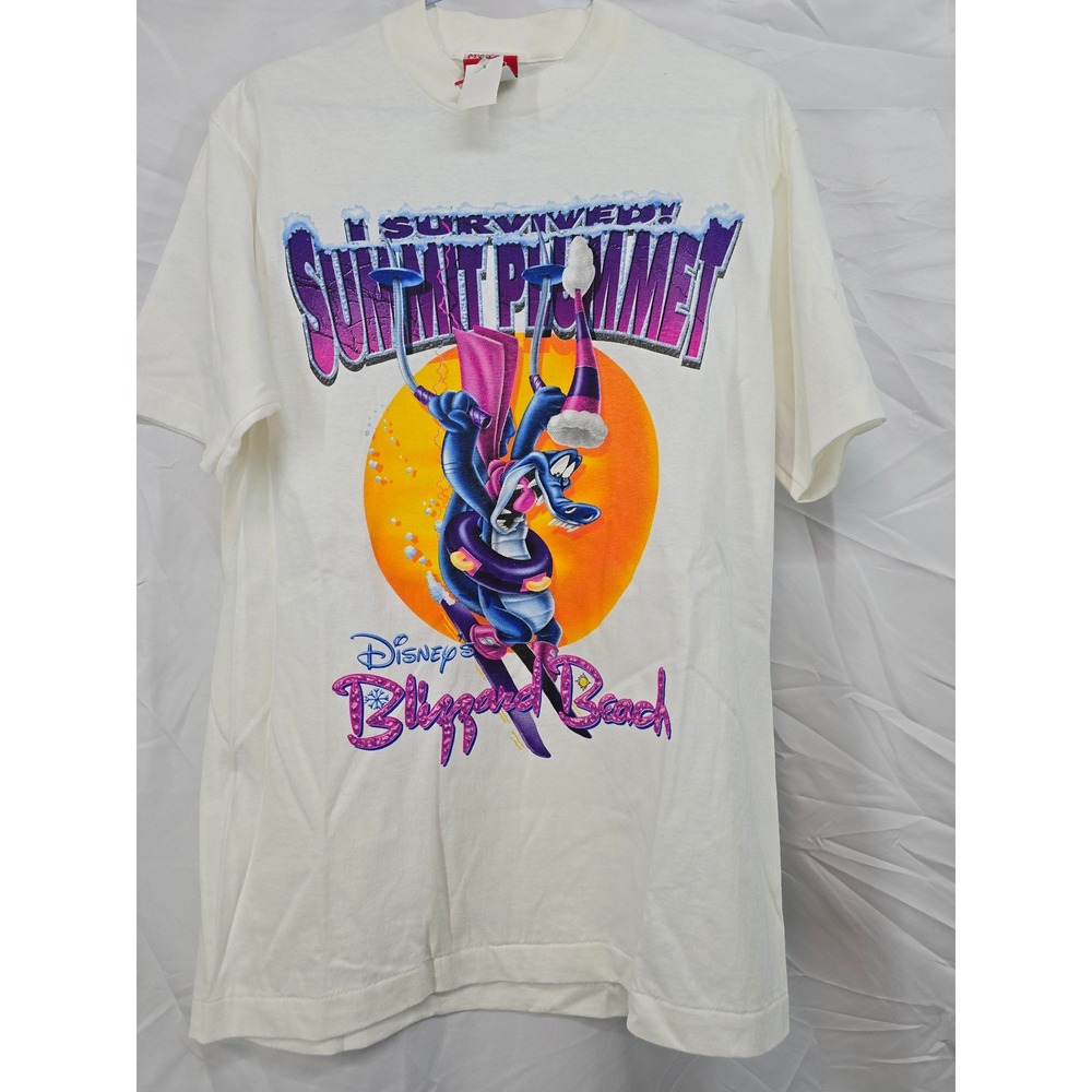 Disney Blizzard Beach Summit Plummet T Shirt Adult Medium Mickey Inc Retro‎